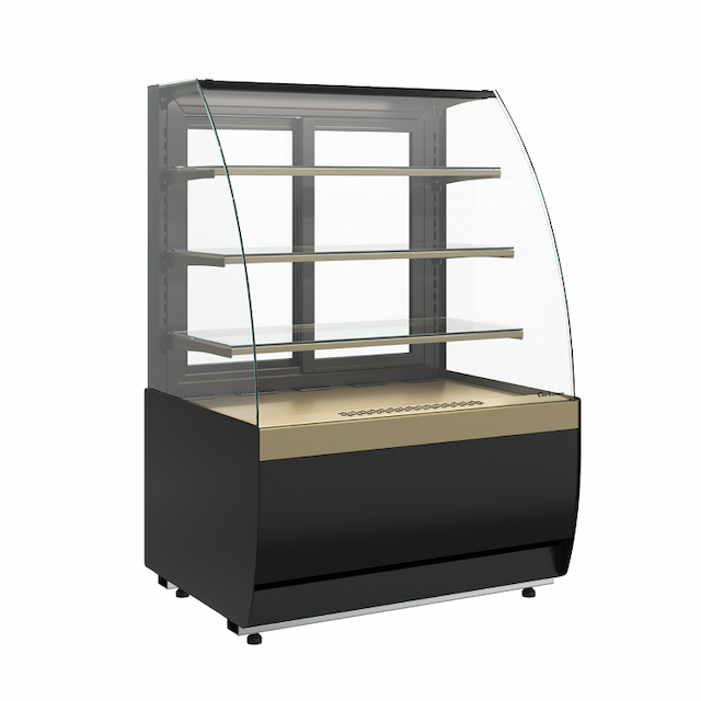 Витрина нейтральная Carboma FLANDRIA 2 K70 N 0,9-1 LIGHT (версия 2.0) (9005-0109)