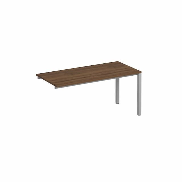 Секция стола рабочей станции на металлокаркасе Юнитекс Комфорт КФ К.С1 1133-1 ОФ (160x75x75) французский орех / серый