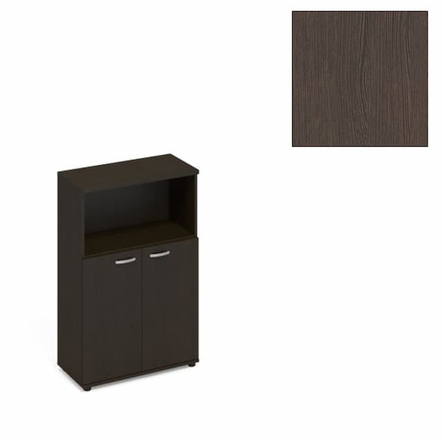 Шкаф средний полузакрытый Юнитекс А4 (78x36.4x119.4) А4 9363 ВТ венге